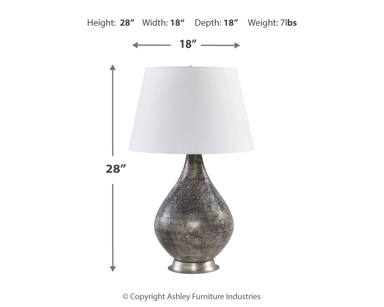 Bluacy Antique Gray Table Lamp (Set of 2) - Image 4