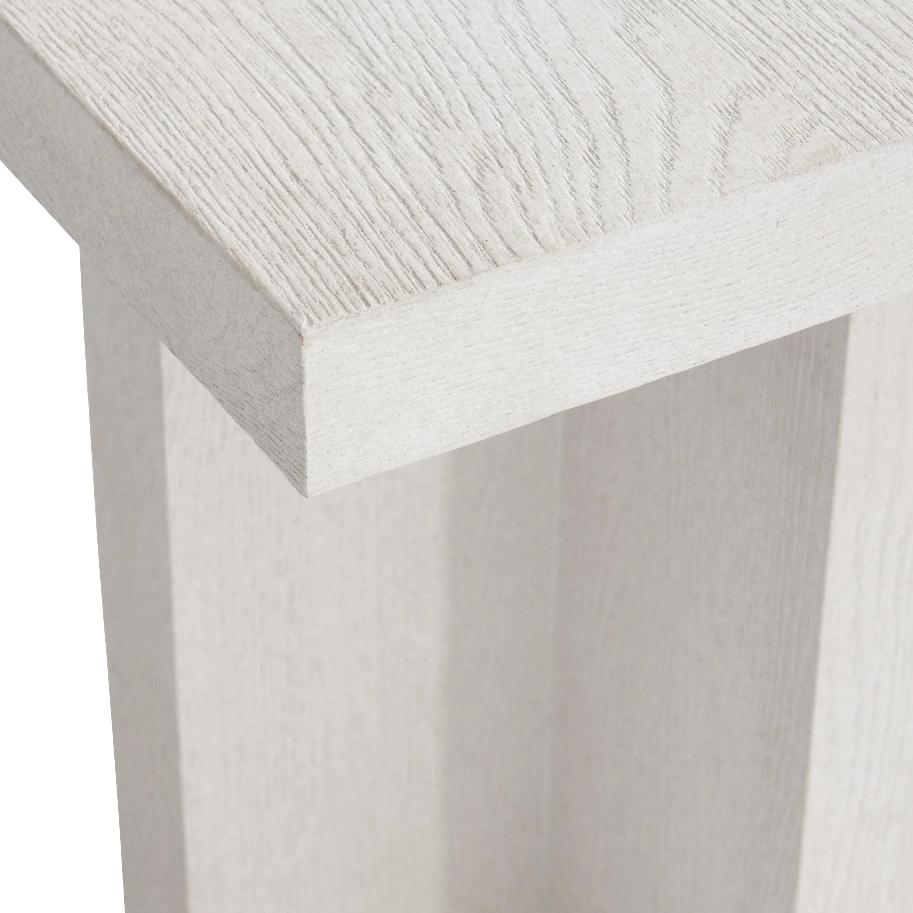 Blythe Sandblasted White Side Table - Image 7