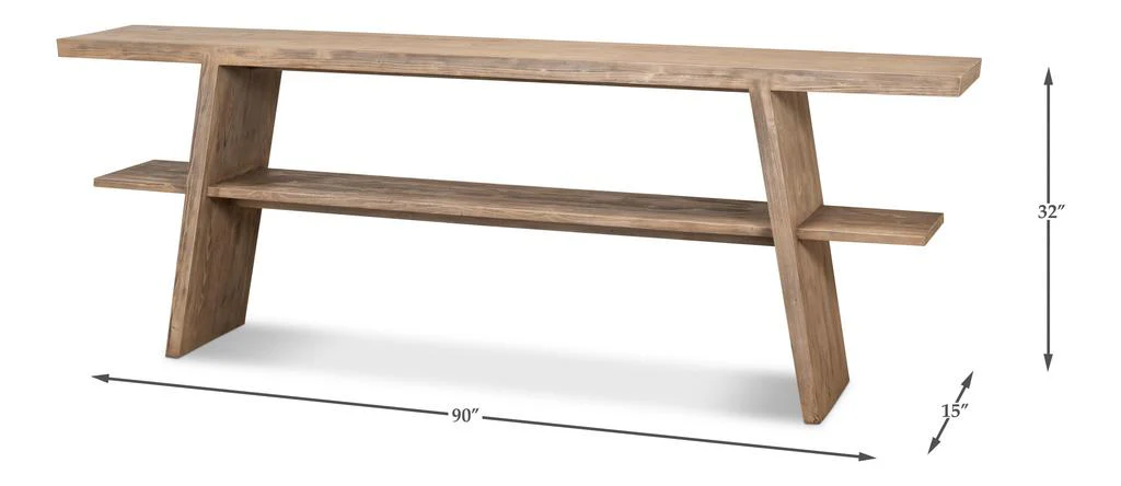 Bodega Vineyards Tan Console Table - Image 11