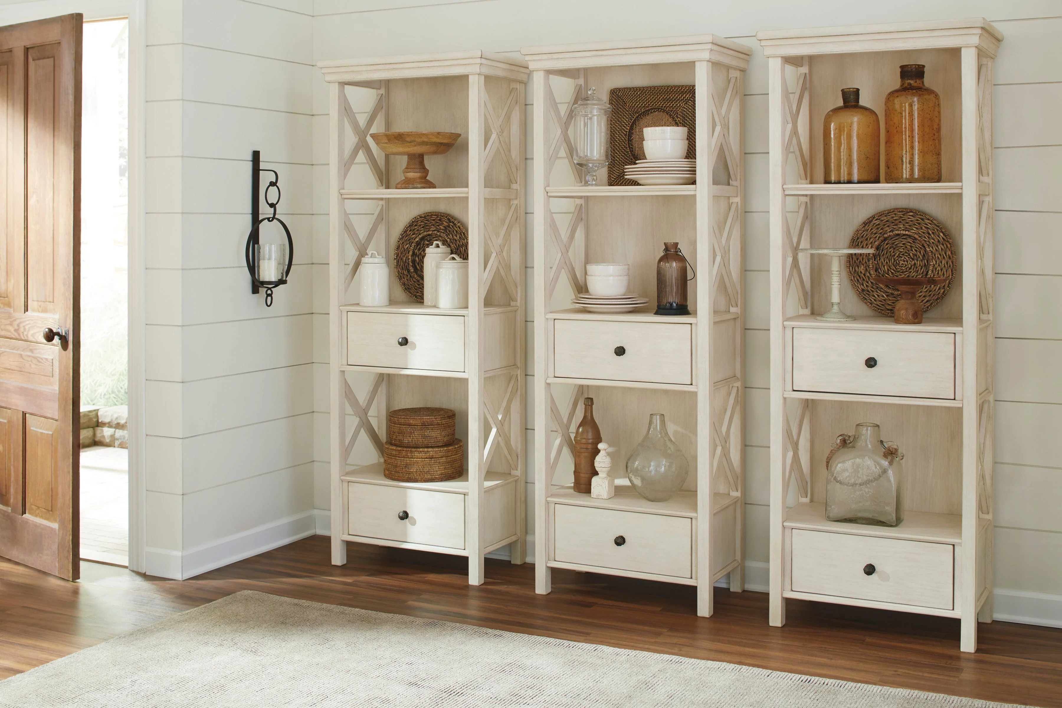 Bolanburg Antique White Display Cabinet (Online Special Price) - Image 7