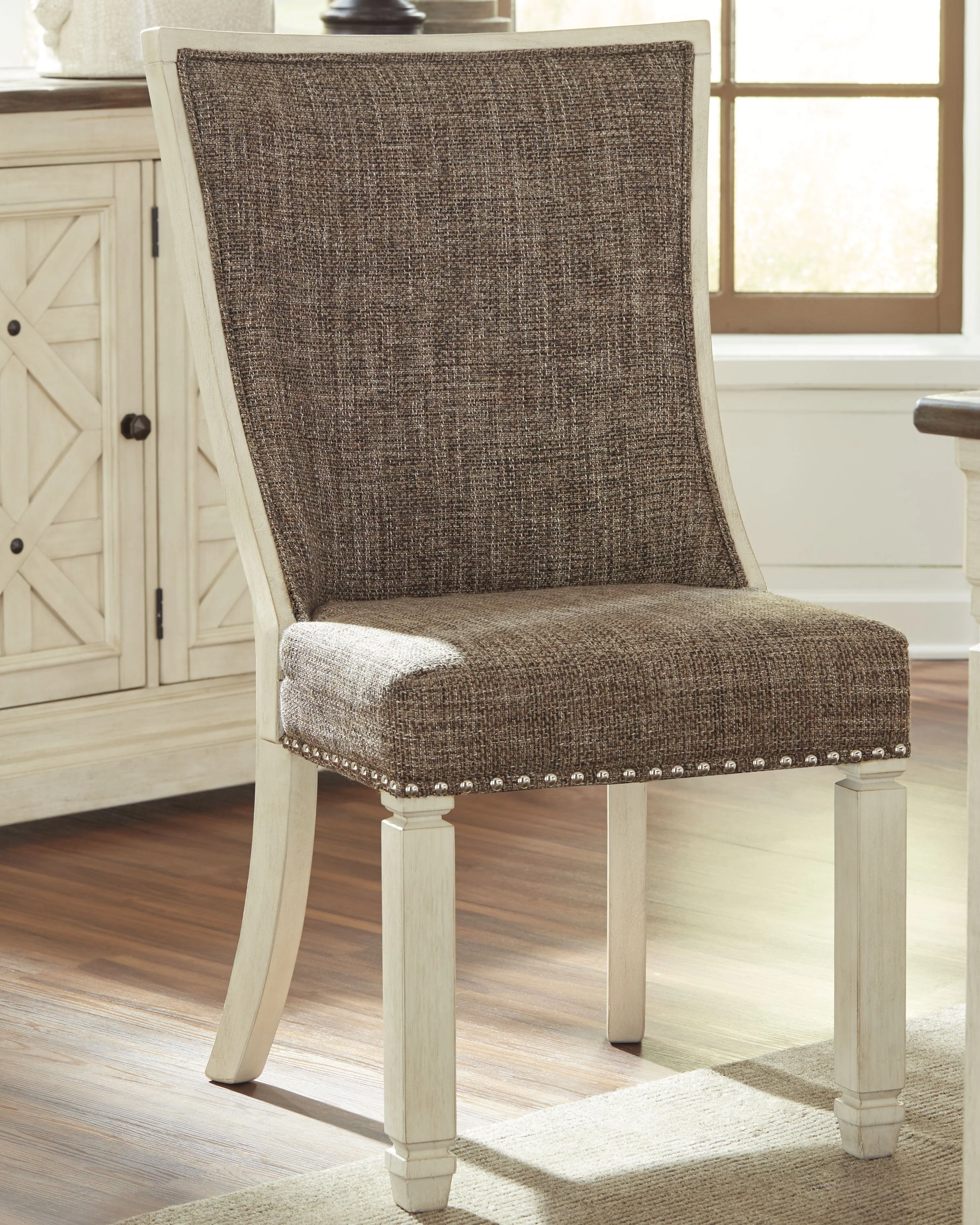 Bolanburg Two-tone Dining Table with 8 Chairs and Bench with Server and 2 Stools (Online Special Price) - Image 22