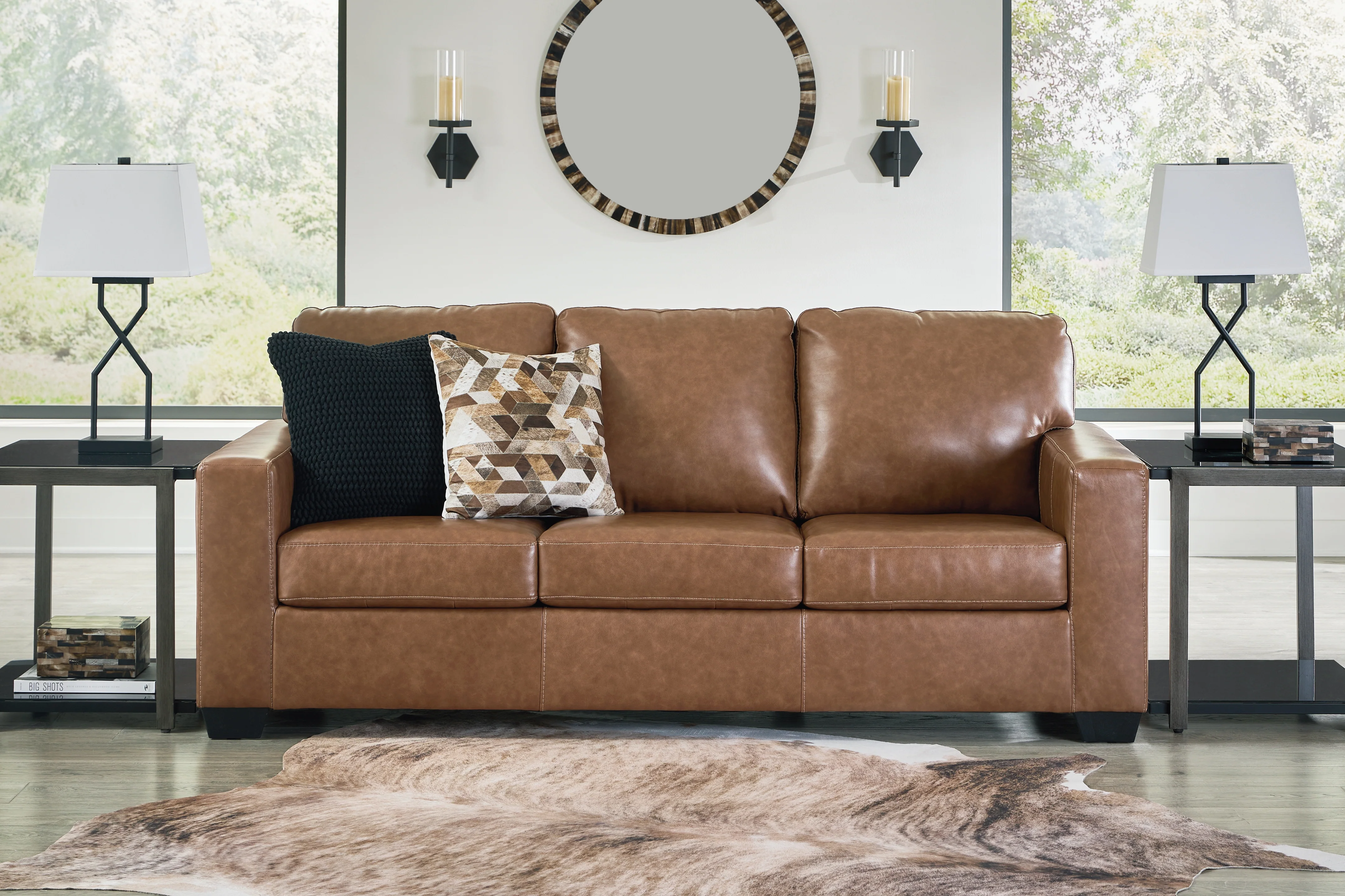 Bolsena Caramel Sofa, Loveseat and Recliner - Image 18