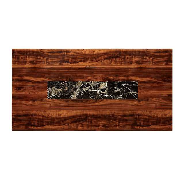 Bonneville Brown Cherry/Black Dining Table - Image 2