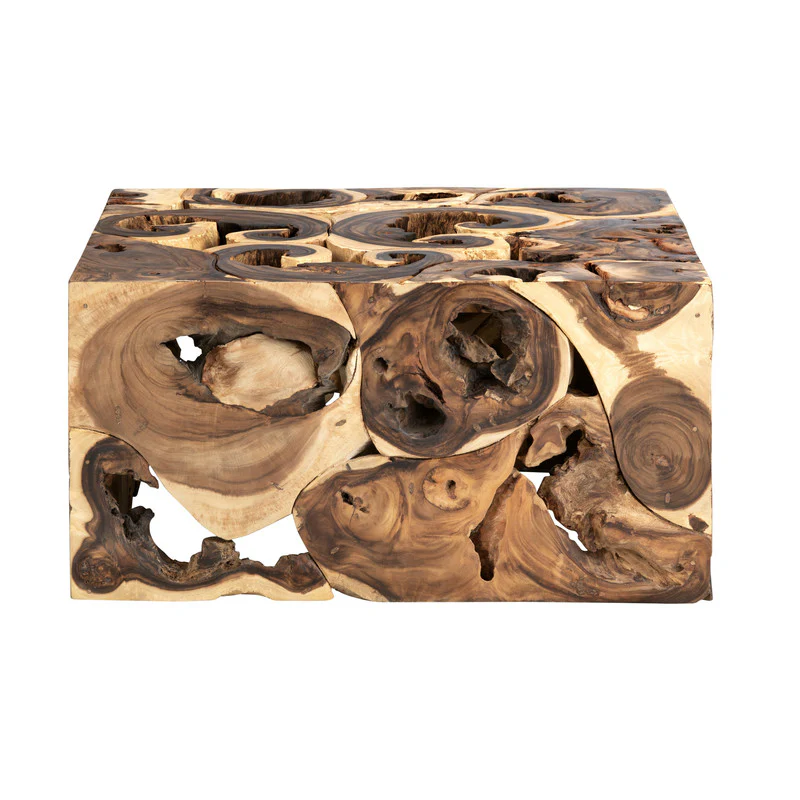 Borneo Brown Suar Cocktail Table - Image 4