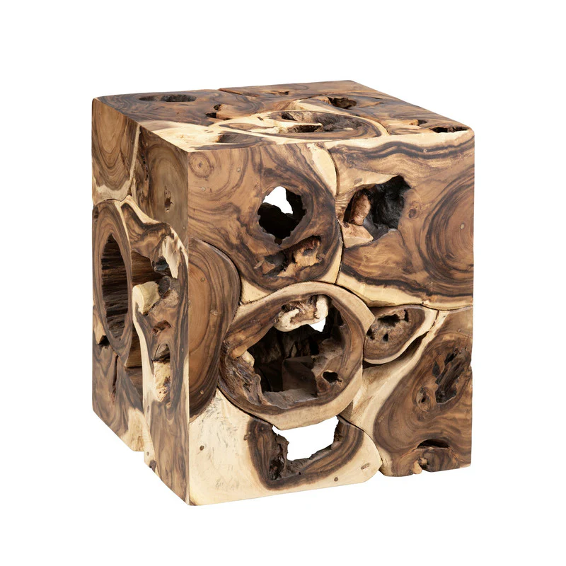 Borneo Brown Suar End Table - Image 2