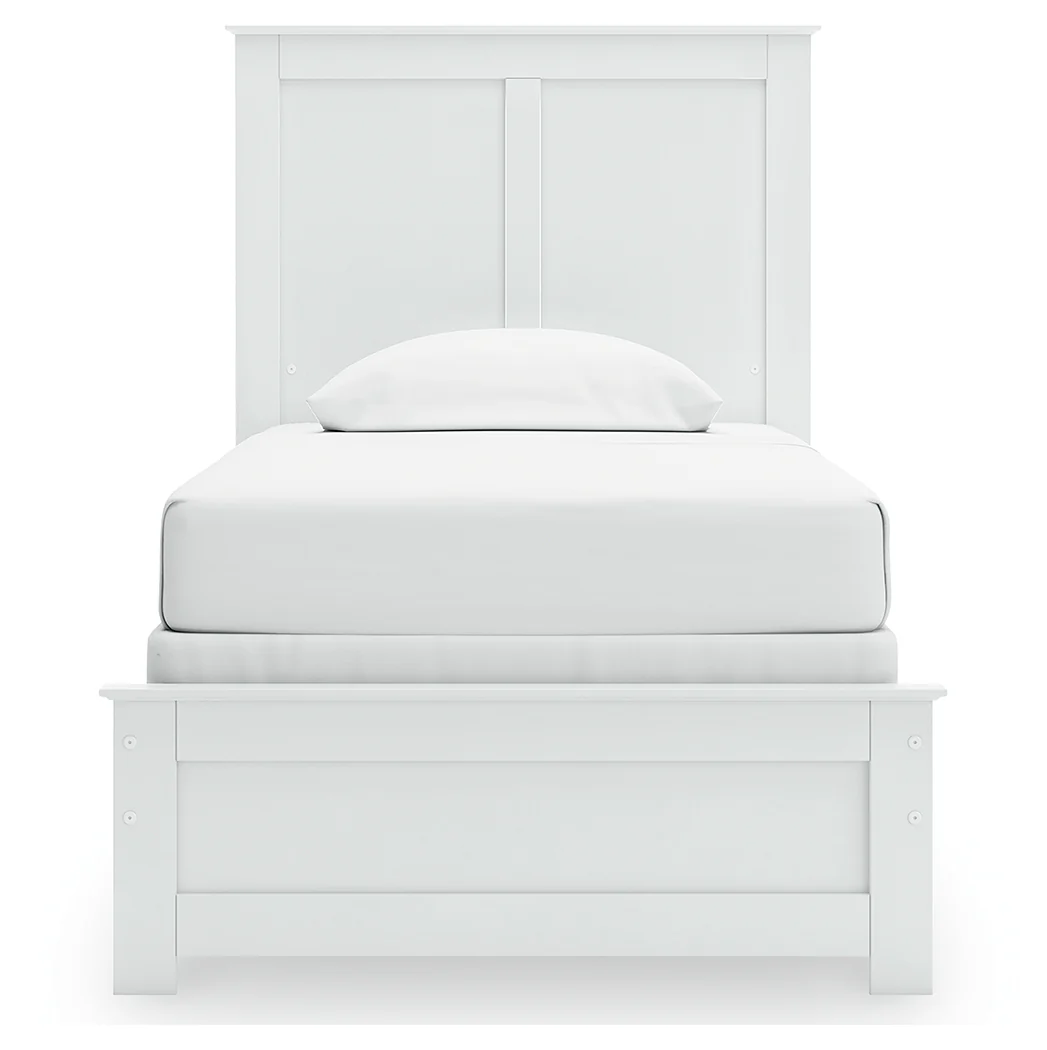 Bostwick Shoals White Twin Panel Bed, Dresser and Mirror (Online Special Price) - Image 9