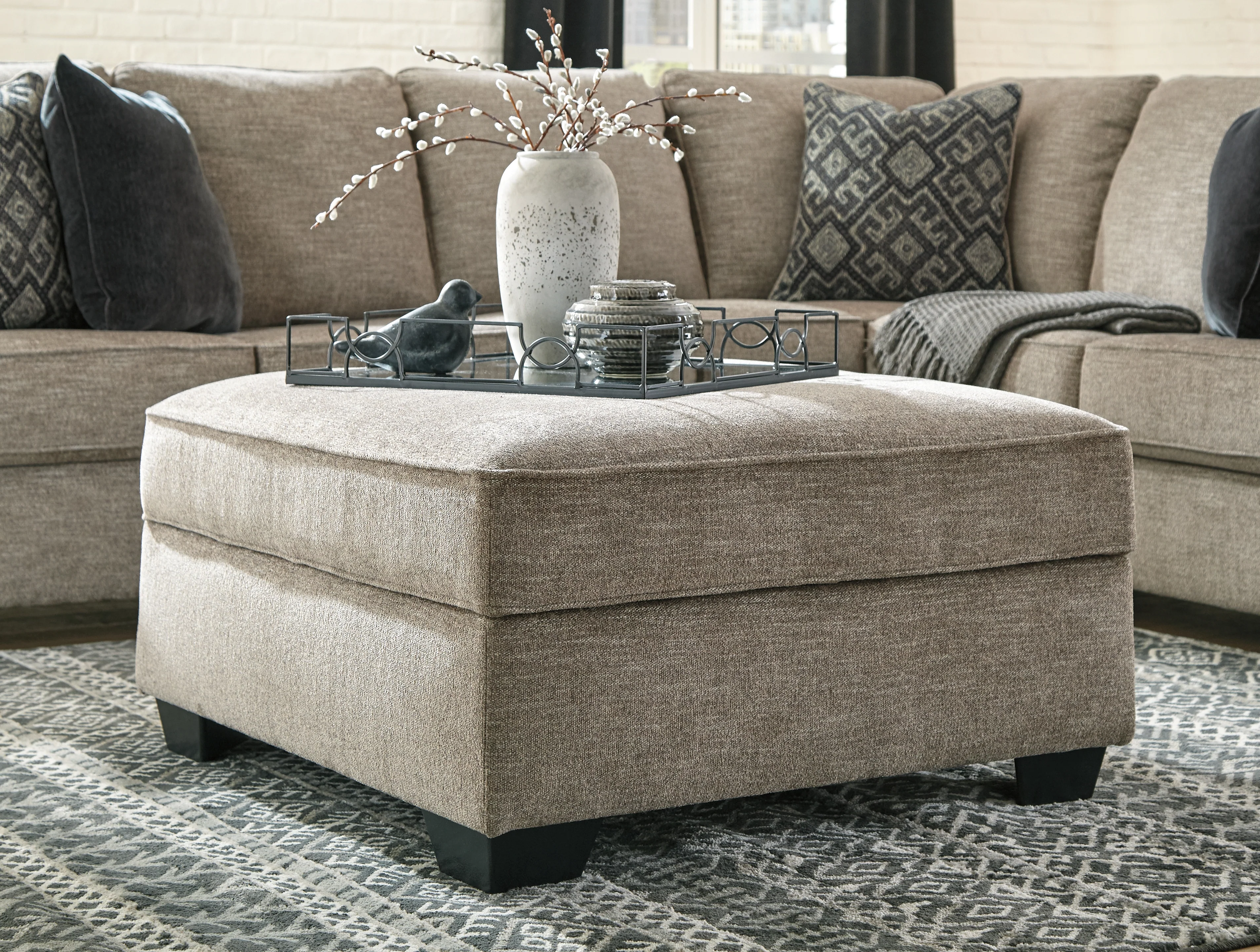 Bovarian Stone 3-Piece Sectional and Ottoman (Online Special Price) - Image 7