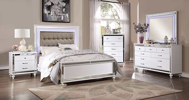 Brachium White Eastern King Bed - Image 2