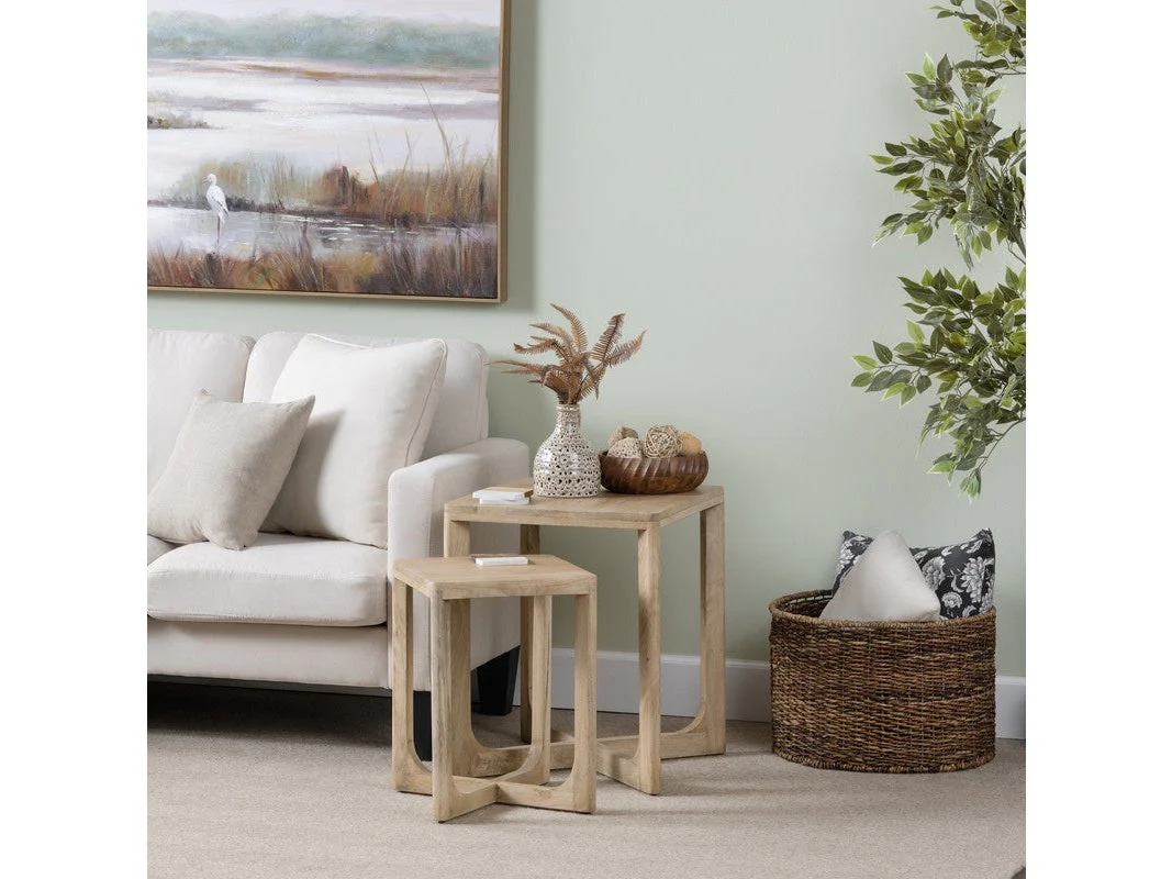Braden Brown 2-Piece Accent Table Set