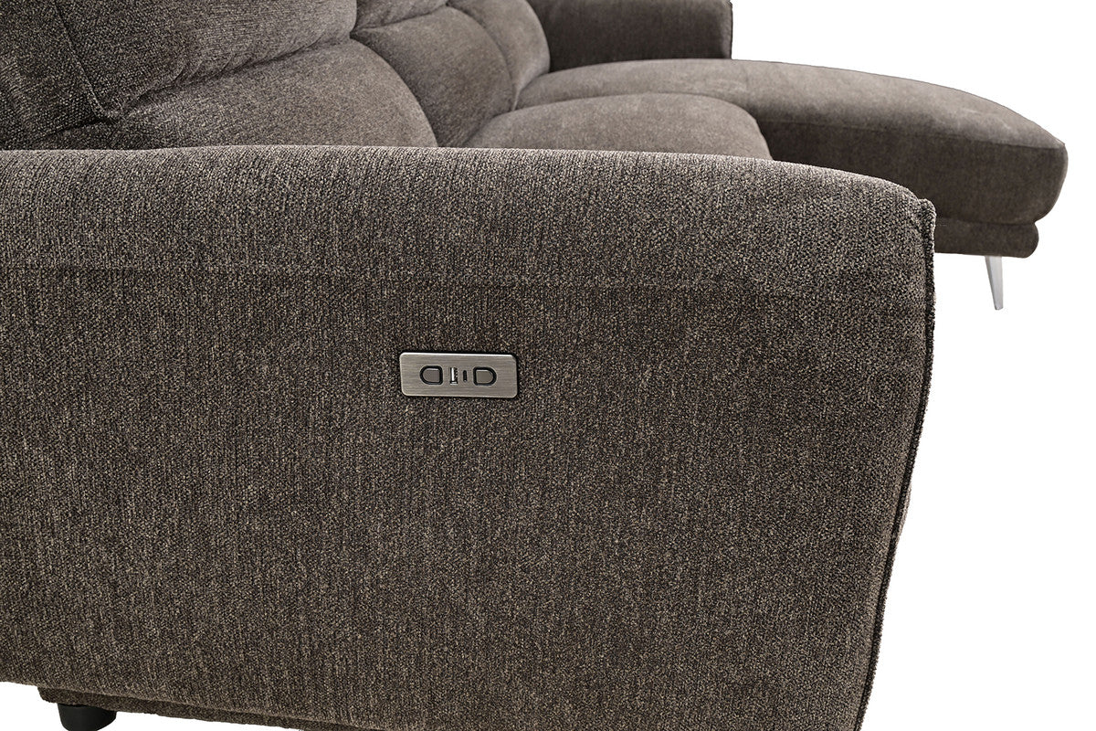 Brande Brown Power Sectional - Image 4