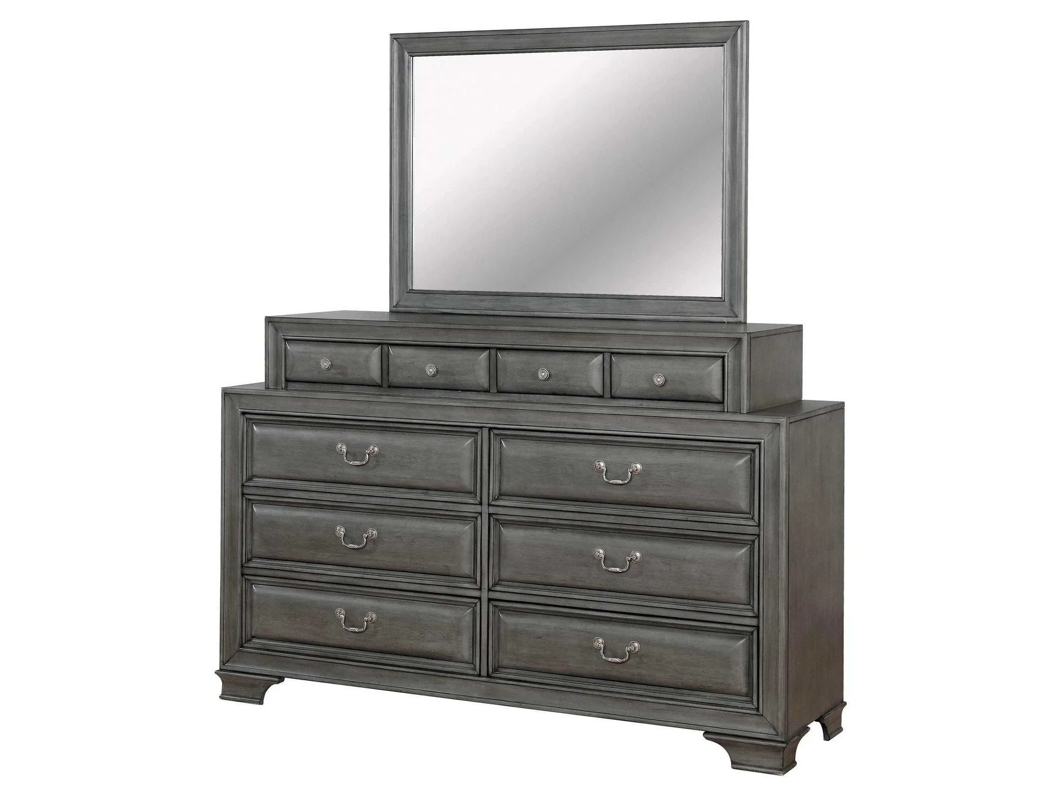 Brandt Gray Dresser & Mirror