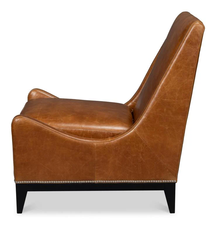 Brandy Brown Accent Chair - Image 5