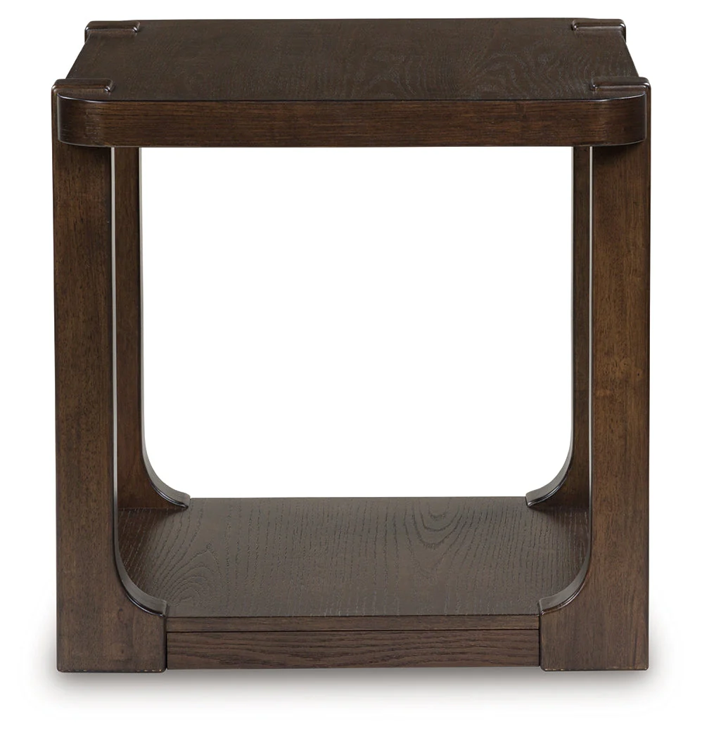 Breckington Dark Brown Rectangular End Table (Online Special Price) - Image 4