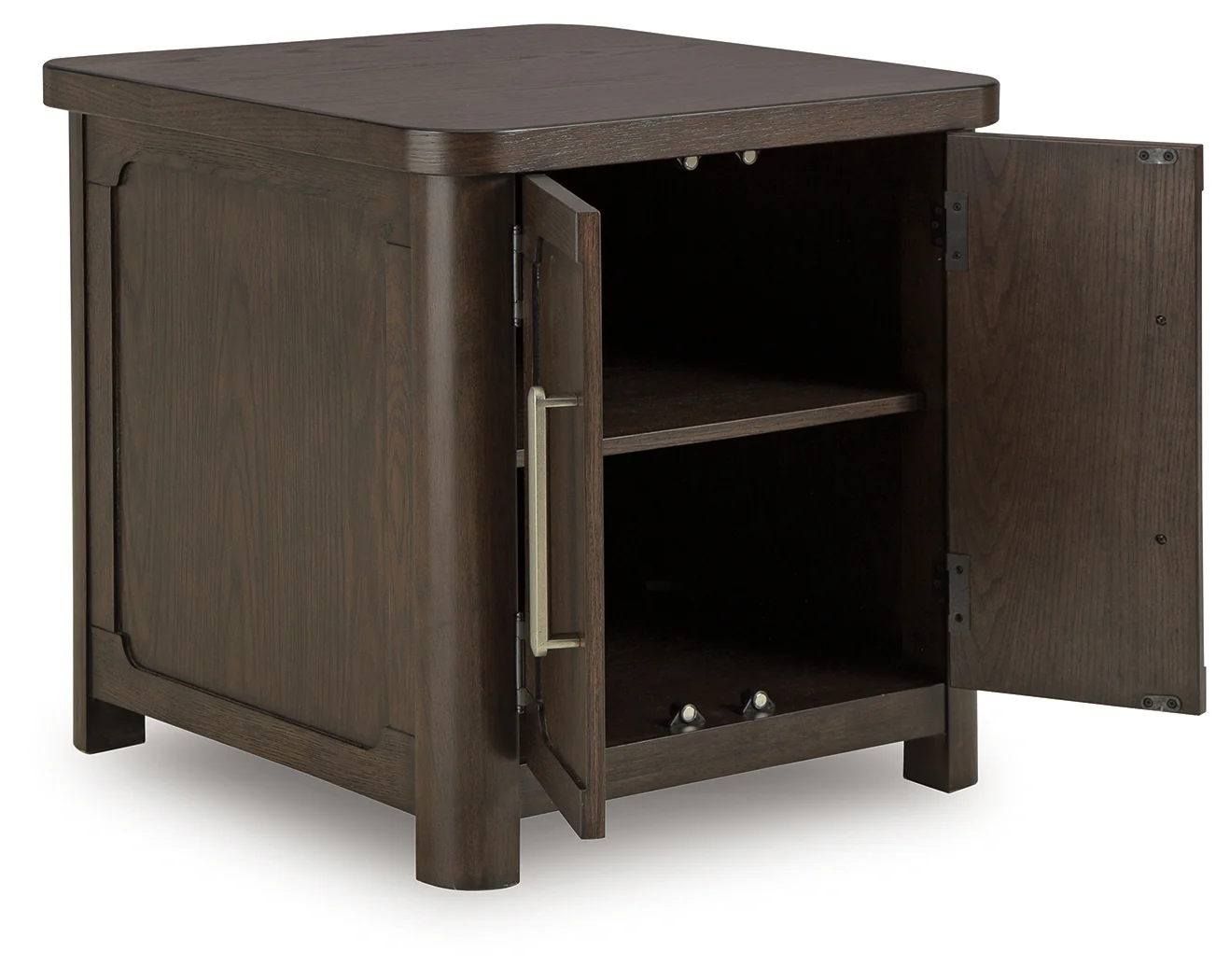 Breckington Dark Brown Rectangular End Table - Image 3