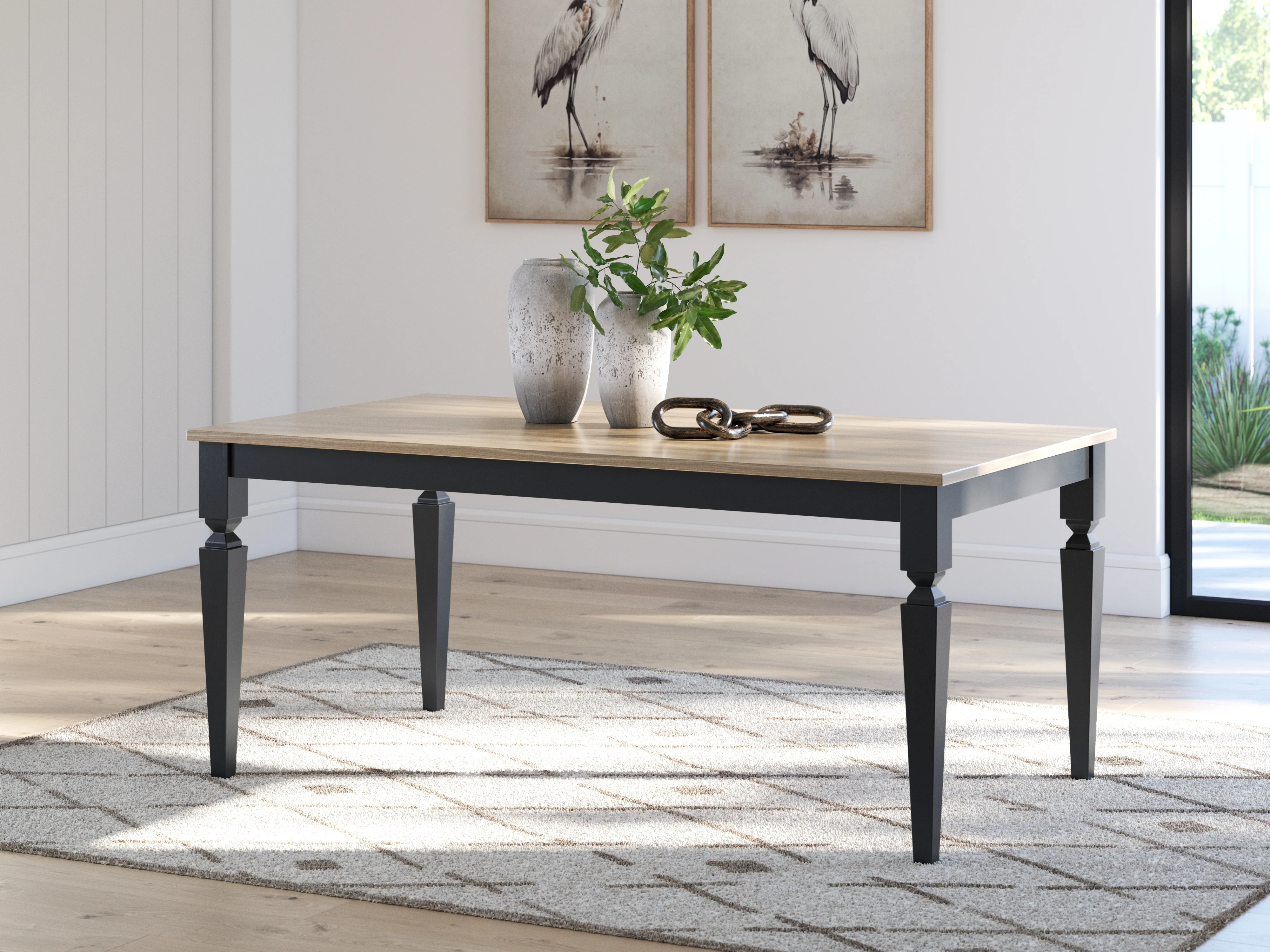 Brenkerton Grayish Brown/Black Dining Table and 4 Chairs - Image 17