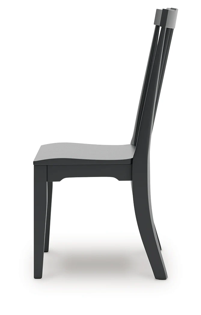 Brenkerton Grayish Brown/Black Dining Table and 4 Chairs - Image 7