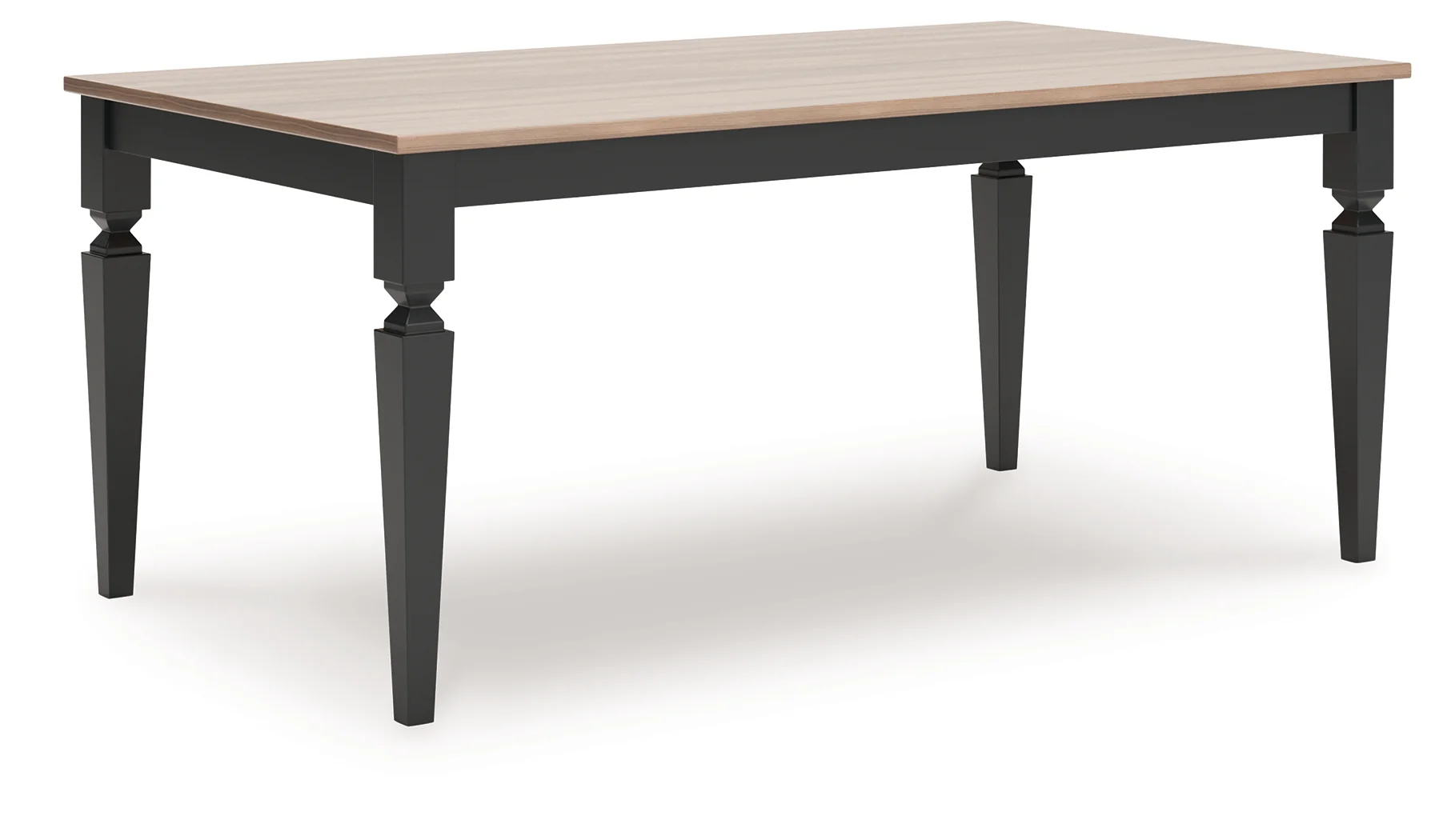 Brenkerton Grayish Brown/Black Rectangular Dining Room Table - Image 2