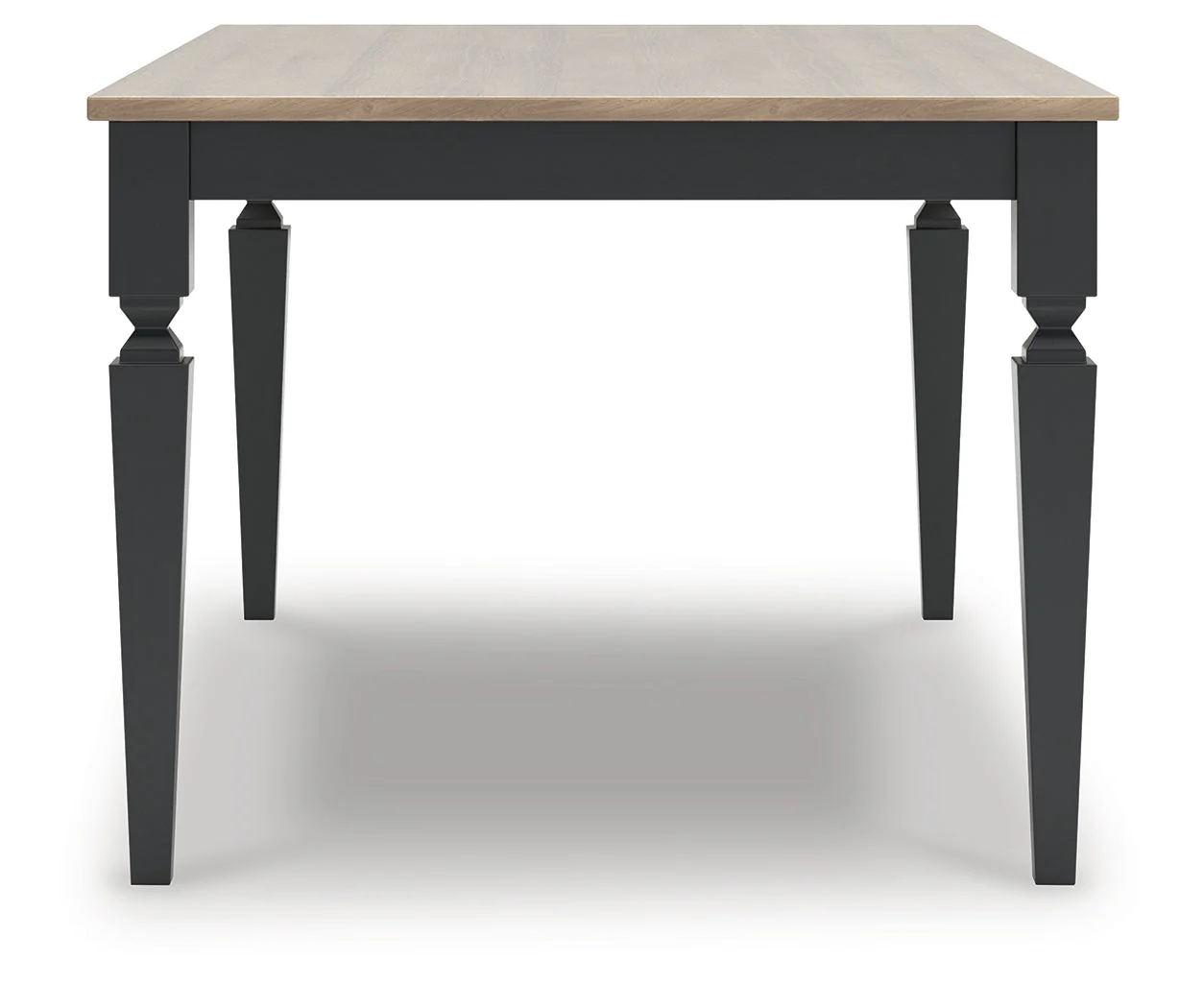 Brenkerton Grayish Brown/Black Rectangular Dining Room Table (Online Special Price) - Image 7