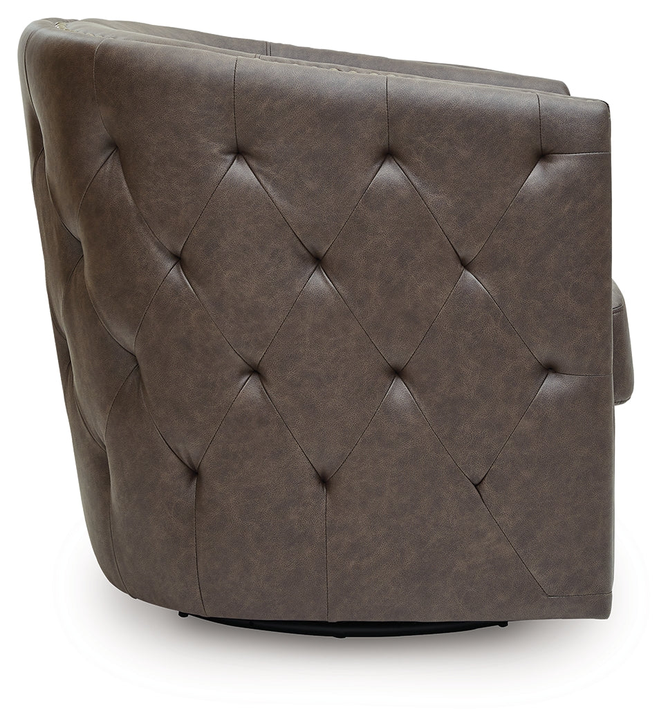Brentlow Granite Swivel Accent Chair - Image 4