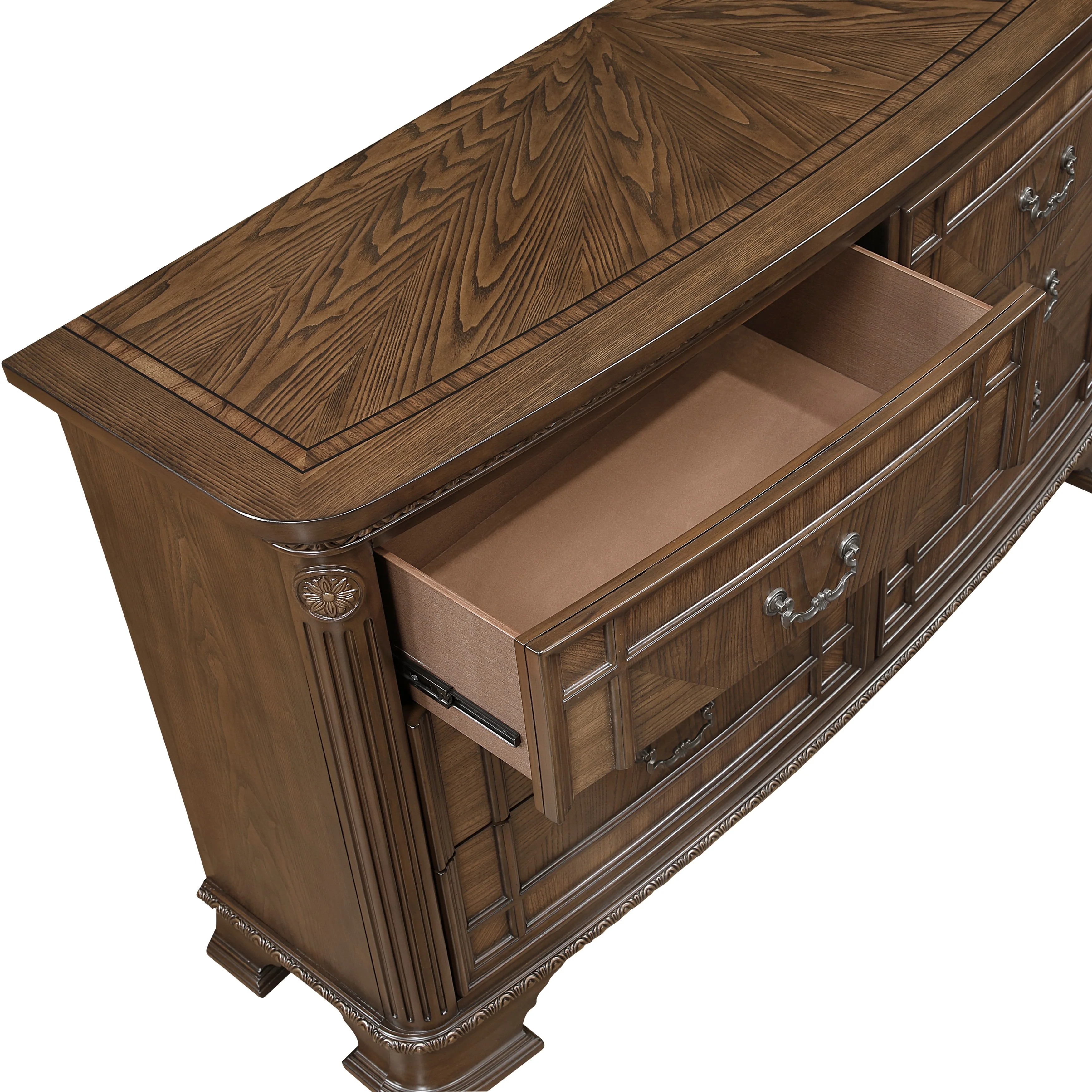 Bridgepoint Brown/Dark Brown 4-Piece Queen Bedroom Set - Image 15
