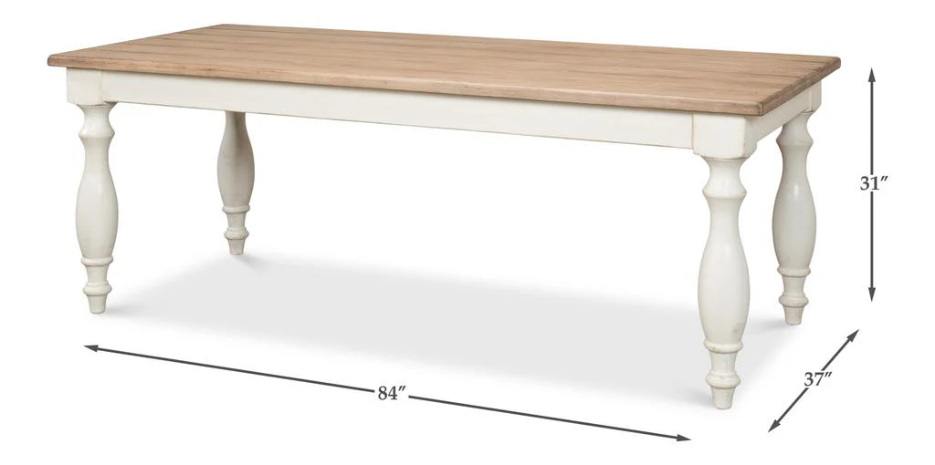 Brie White Dining Table - Image 12
