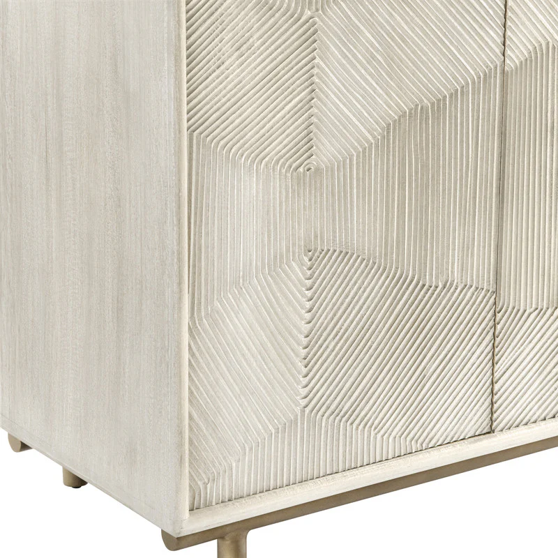 Brighton Cream/Gold Sideboard - Image 2