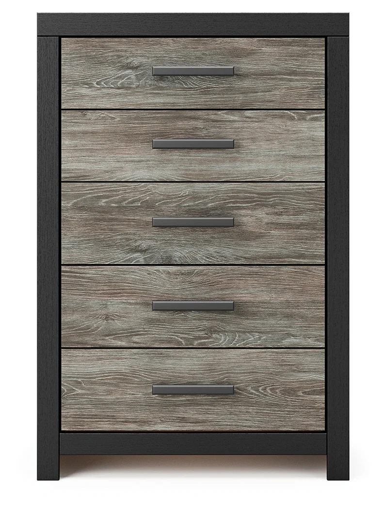 Broachmyn Black/Gray Chest of Drawers - Image 5