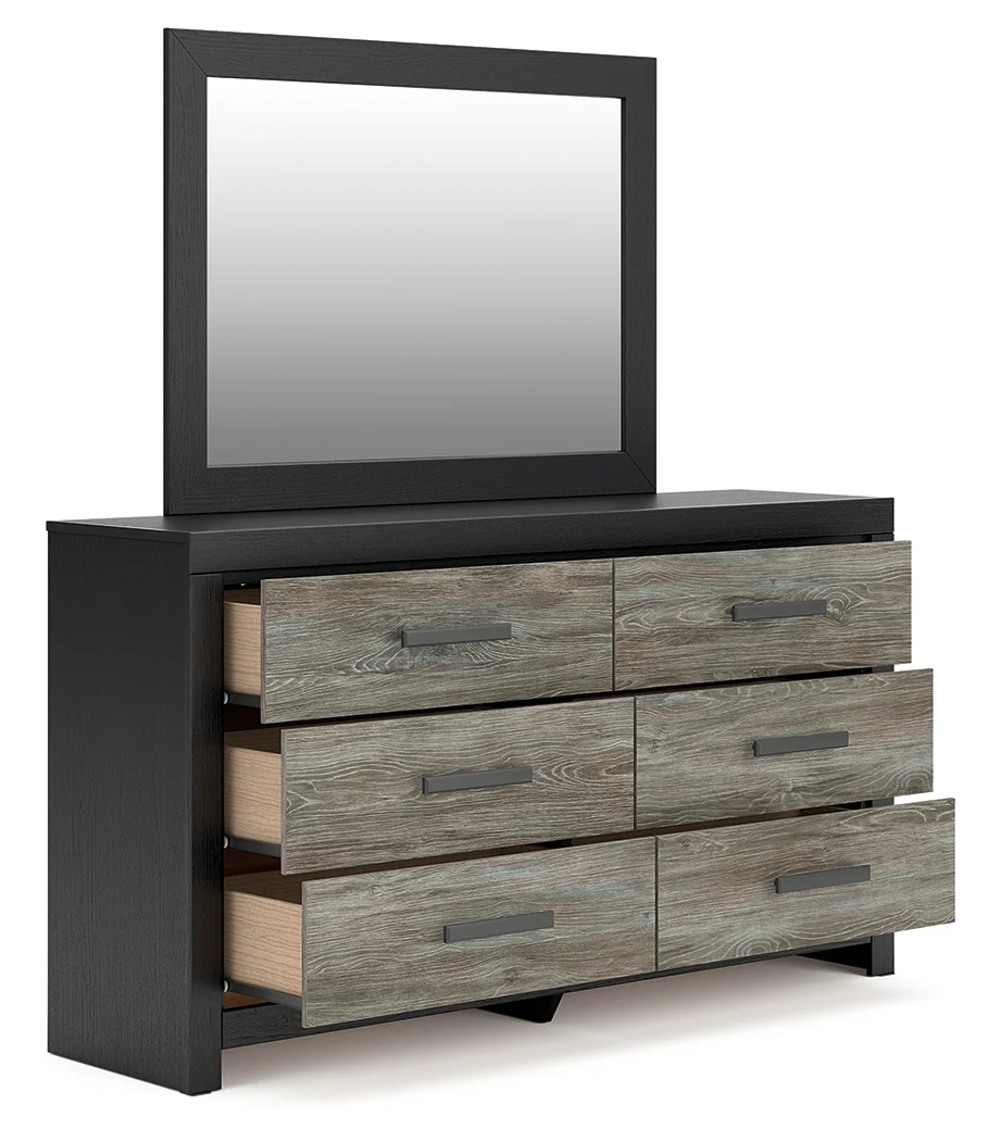 Broachmyn Black/Gray Dresser and Mirror - Image 3