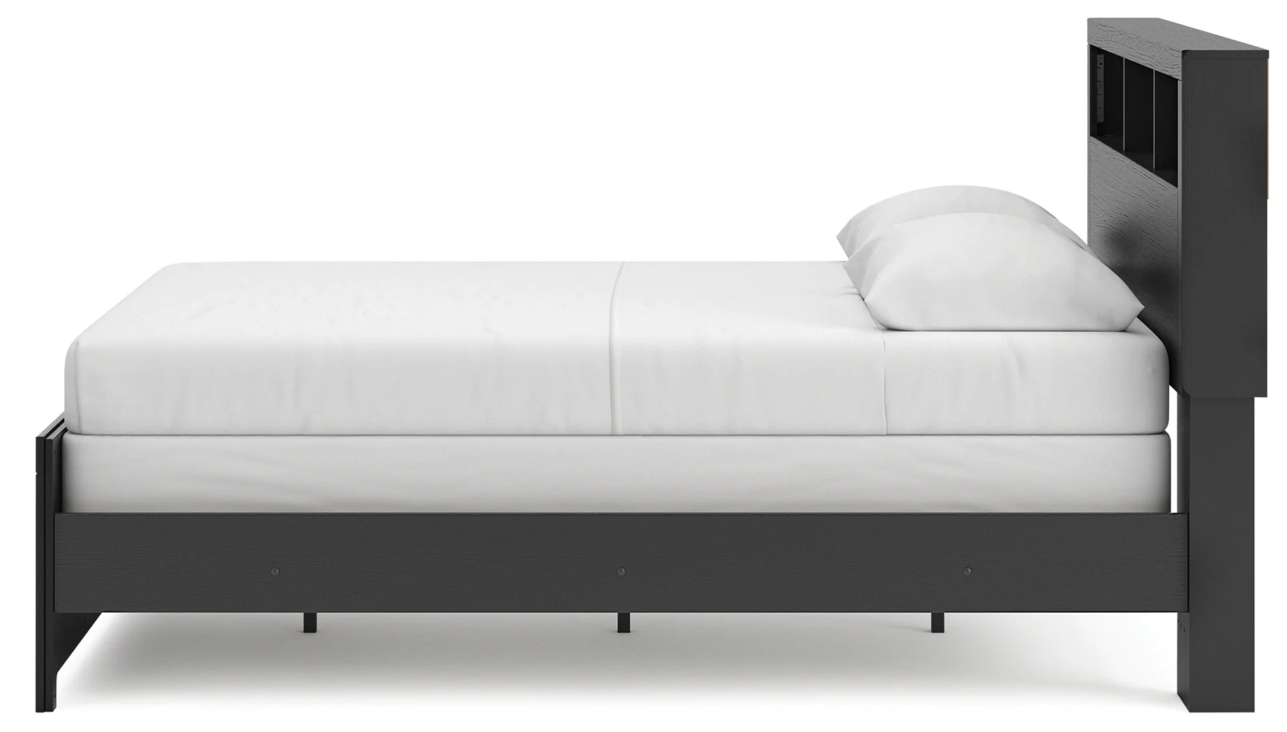 Broachmyn Black/Gray Queen Bookcase Bed - Image 6
