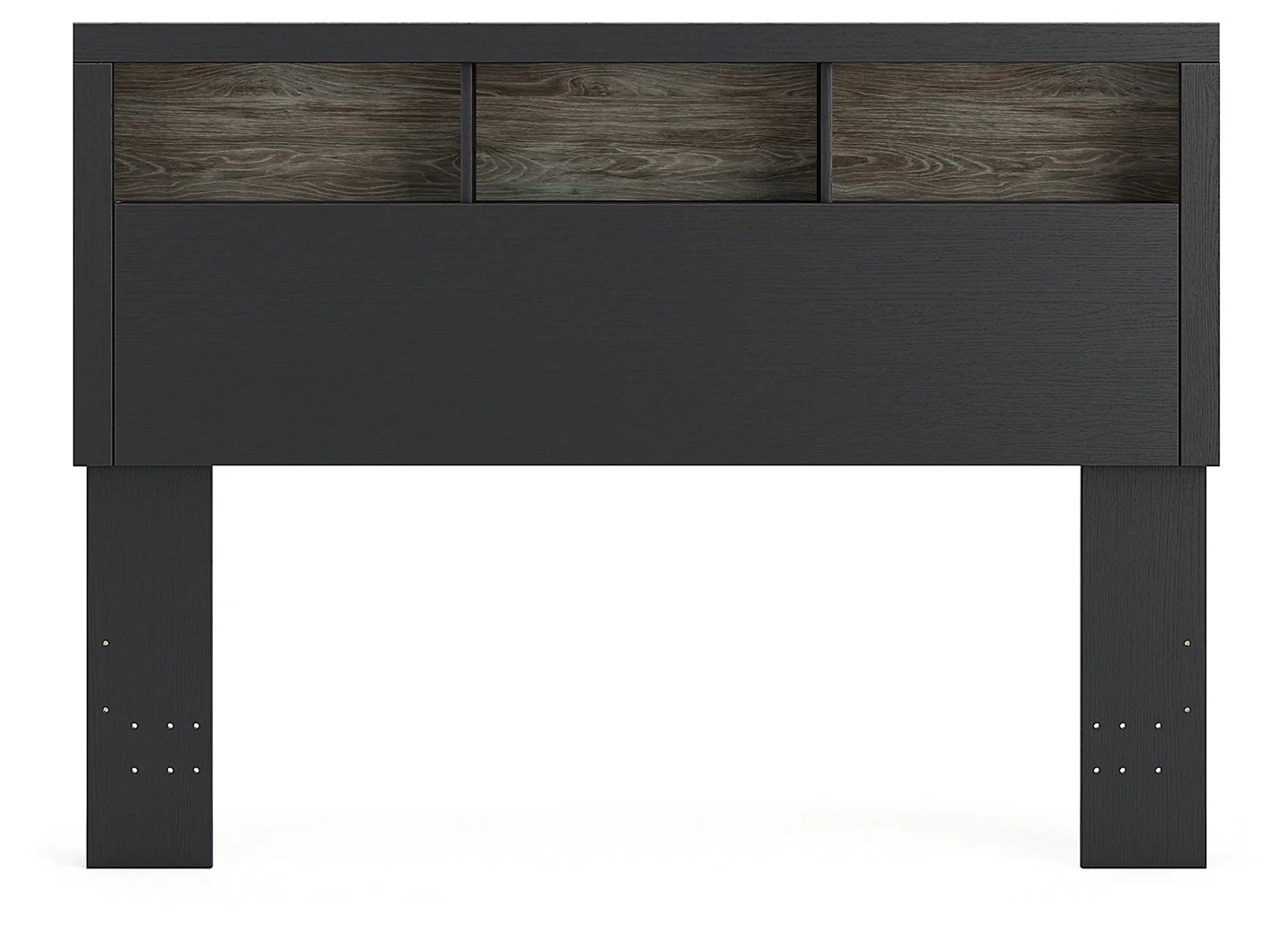 Broachmyn Black/Gray Queen Bookcase Headboard (Online Special Price) - Image 2