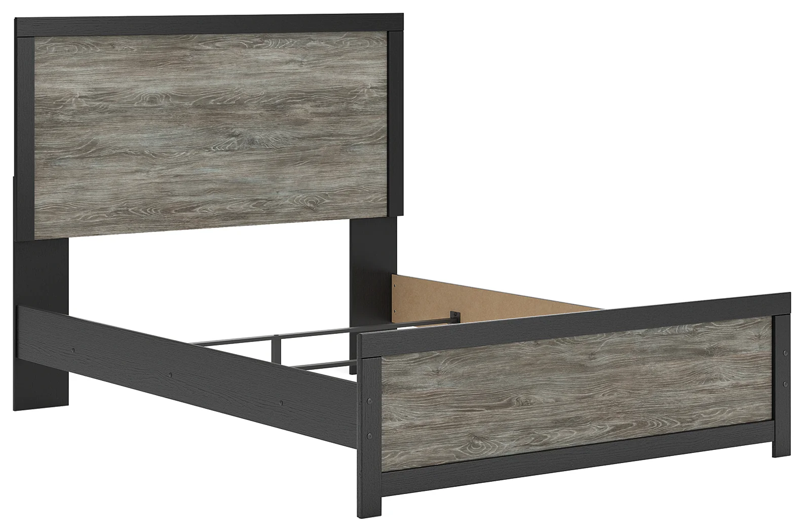 Broachmyn Black/Gray Queen Panel Bed - Image 3