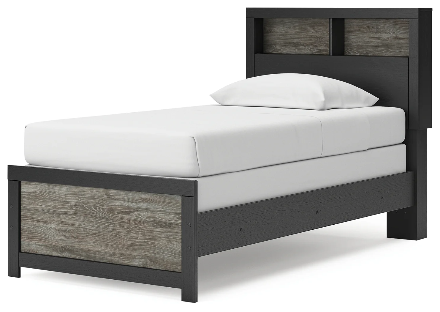Broachmyn Black/Gray Twin Bookcase Bed (Online Special Price) - Image 2