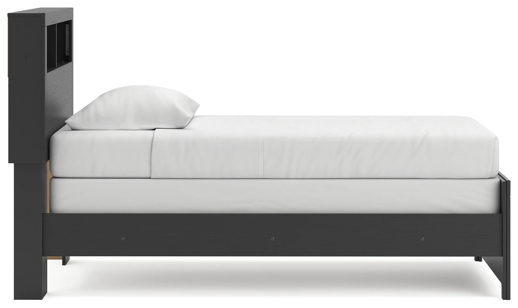 Broachmyn Black/Gray Twin Bookcase Bed - Image 7