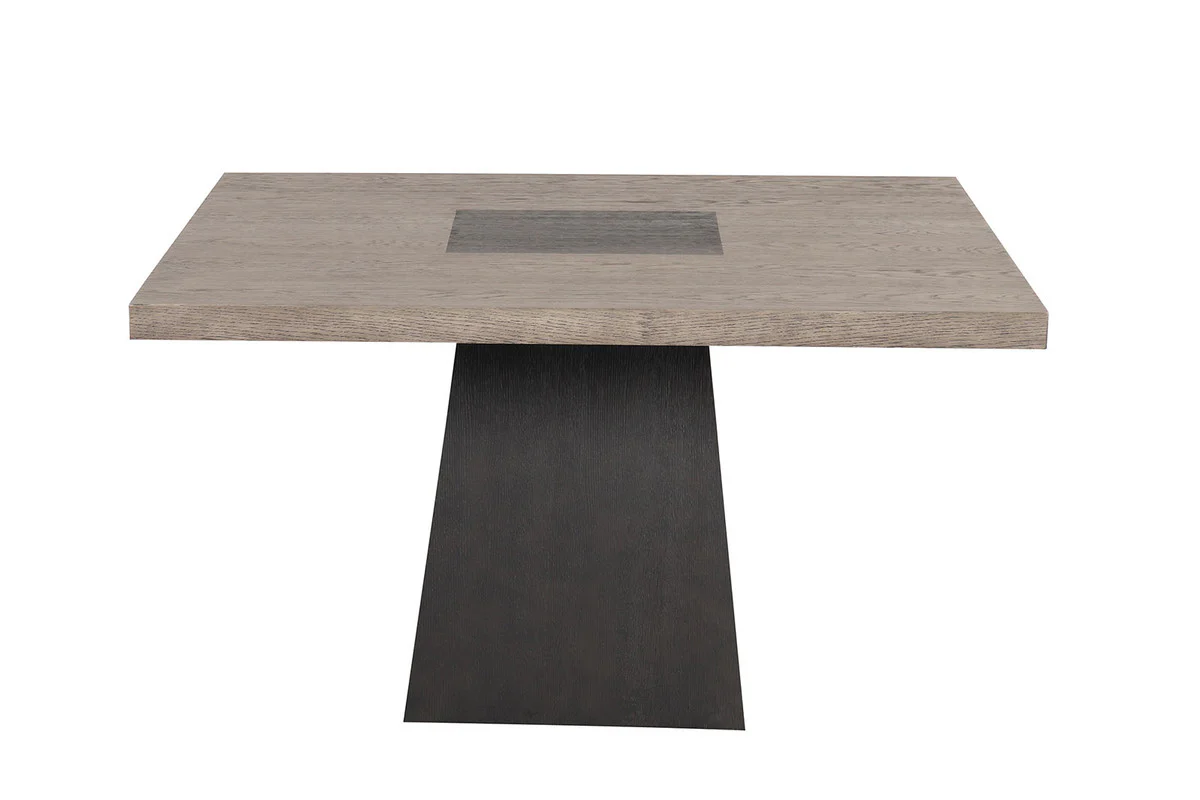 Broager Rustic Oak/Dark Walnut 5 Pc. Square Table Set - Image 5