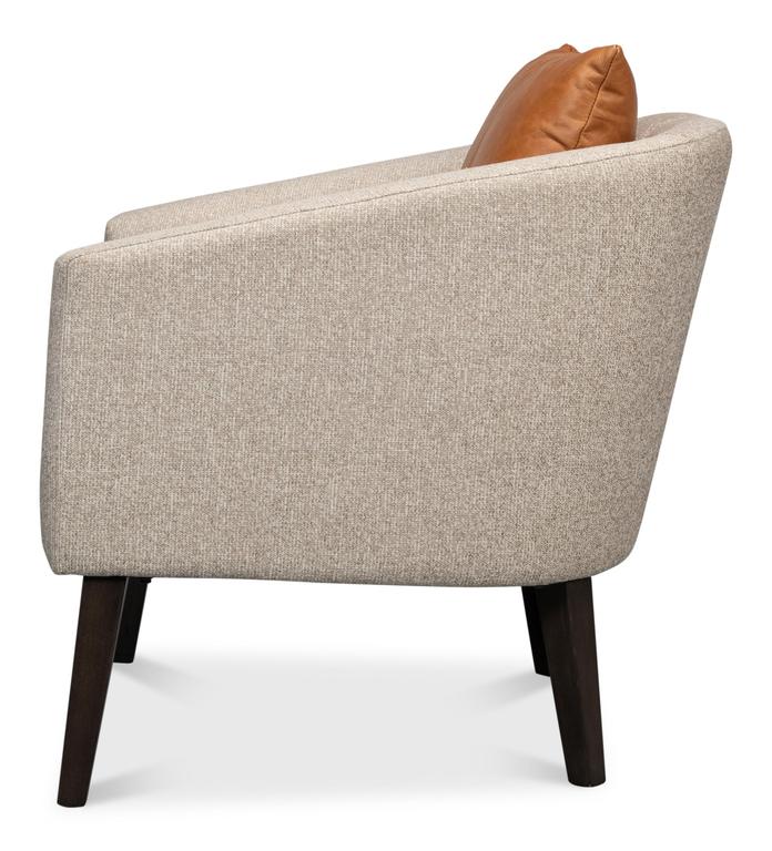 Bronson Beige Tub Chair - Image 2