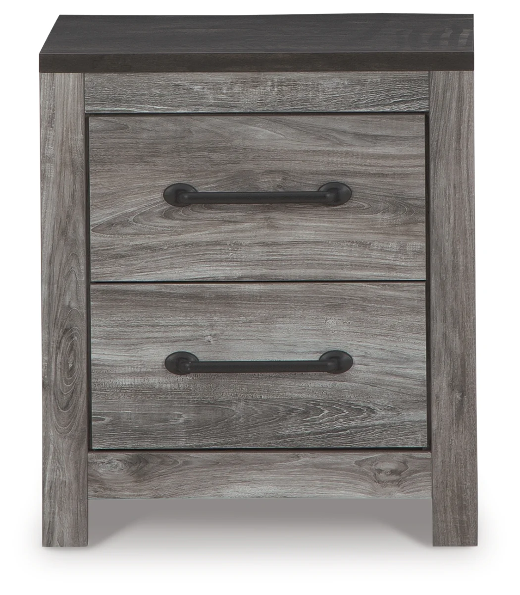Bronyan Dark Gray Queen Panel Bedroom Set with Dresser, Mirror, Chest and 2 Nightstands - Image 13