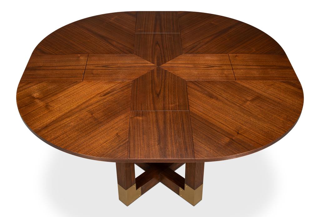 Brooklyn Jupe Brown Dining Table - Image 5
