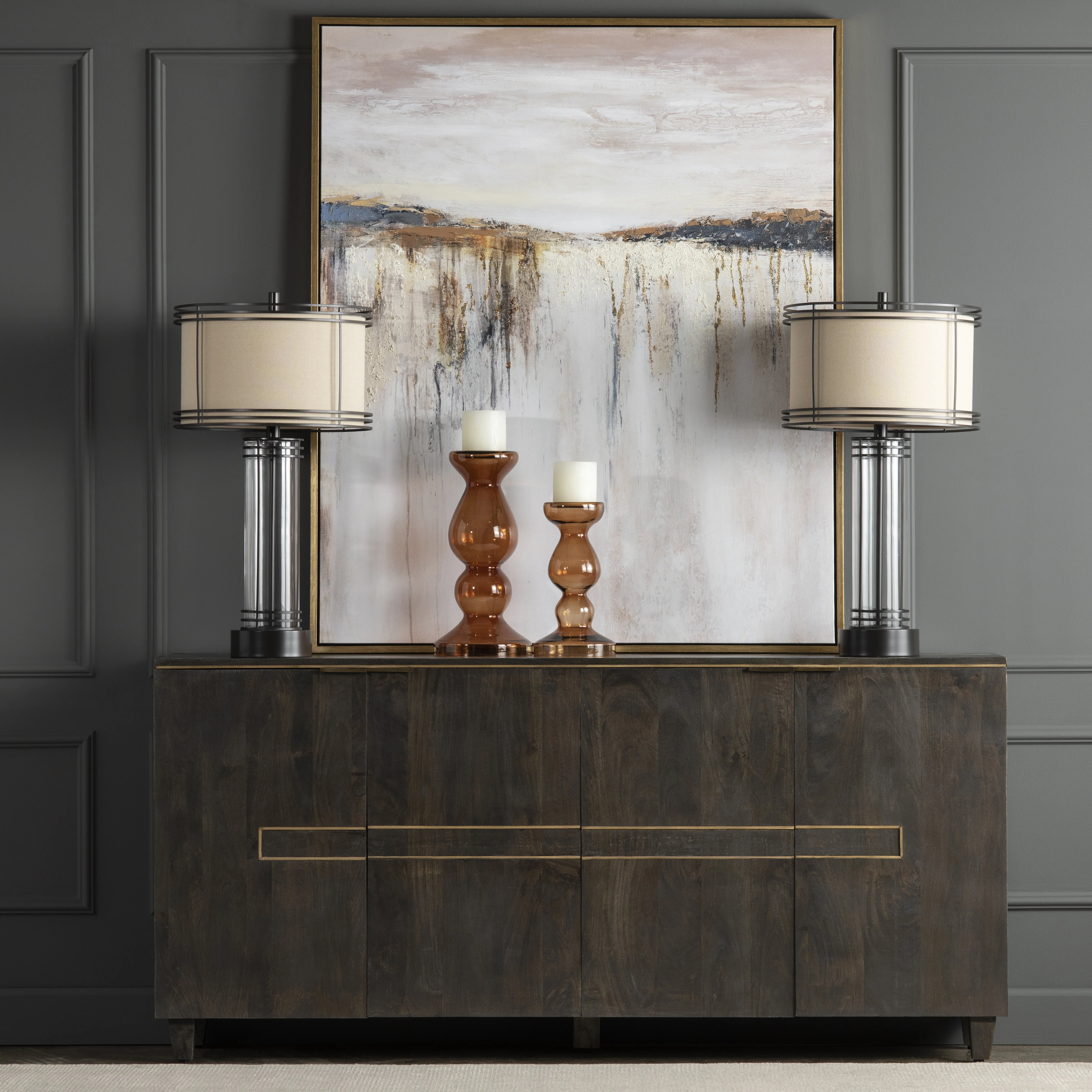 Brooks Gold/Brown Canvas - Image 2