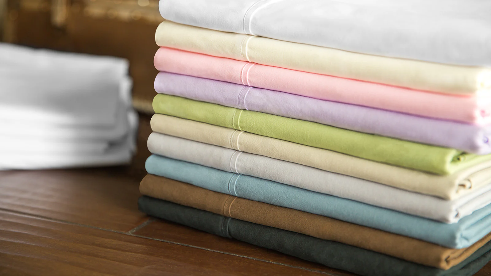 Brushed Microfiber Blush Twin Sheet Set - Image 4