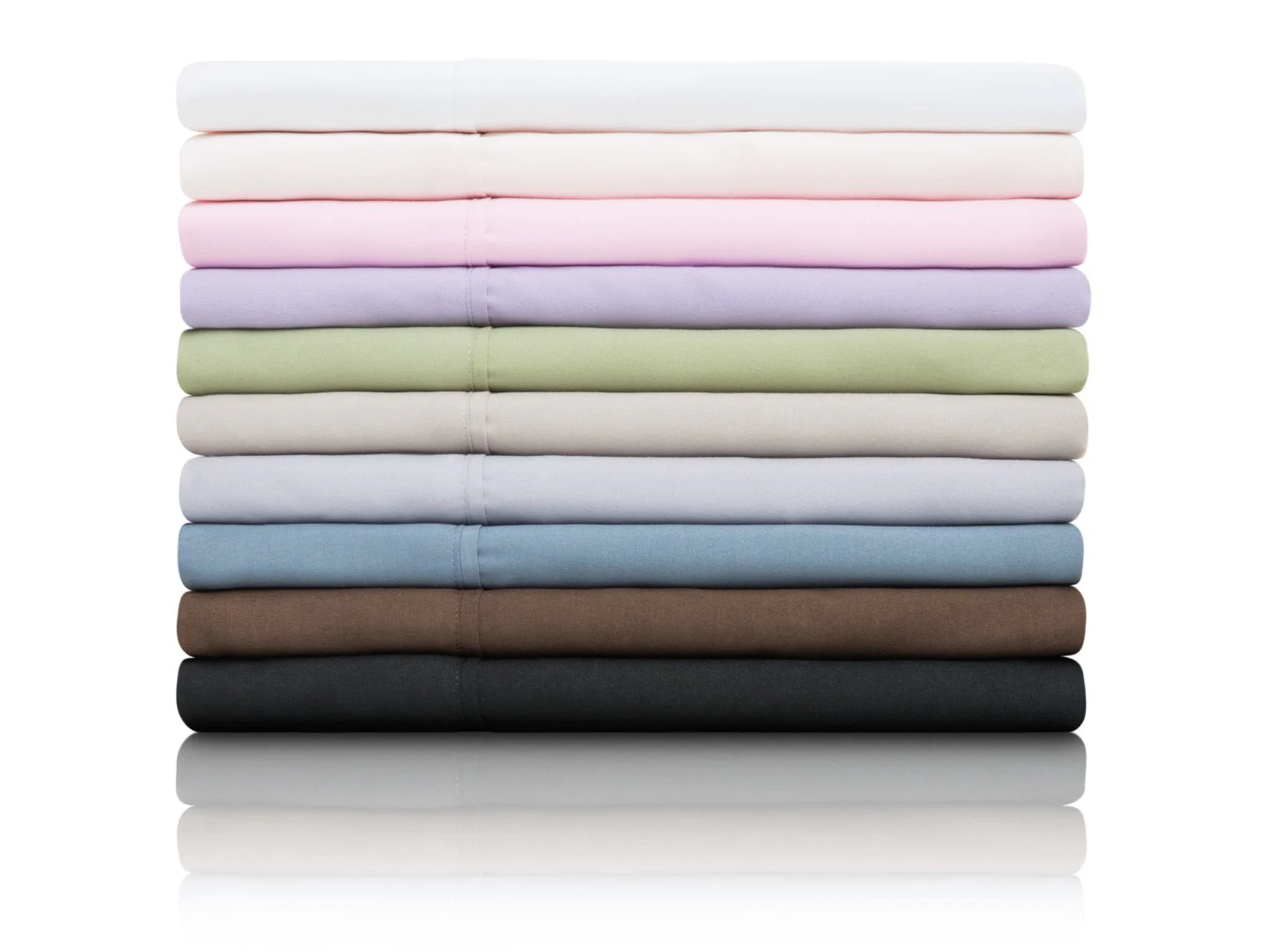 Brushed Microfiber White Split Queen Sheet Set