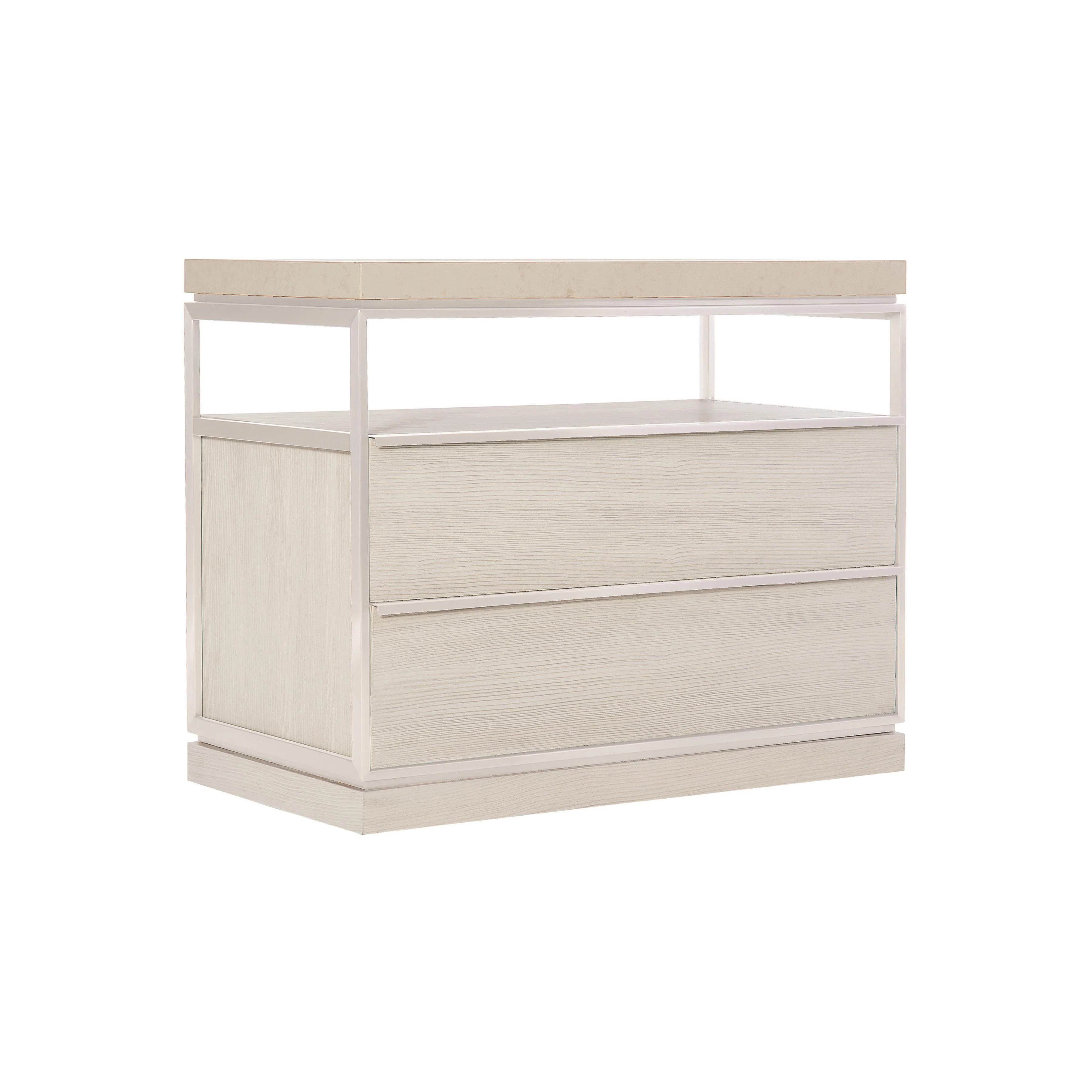 Bryne Tarnished Nickel/Bone Nightstand - Image 2