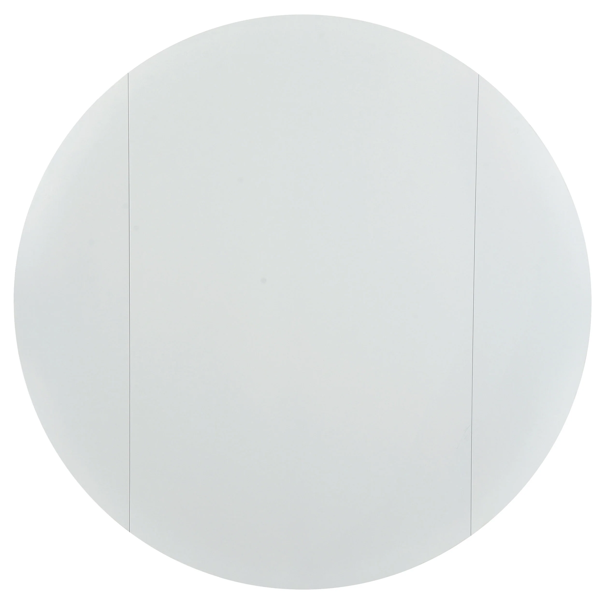 Bucknell White 3-piece Round Drop Leaf Dining Table Set - Image 7