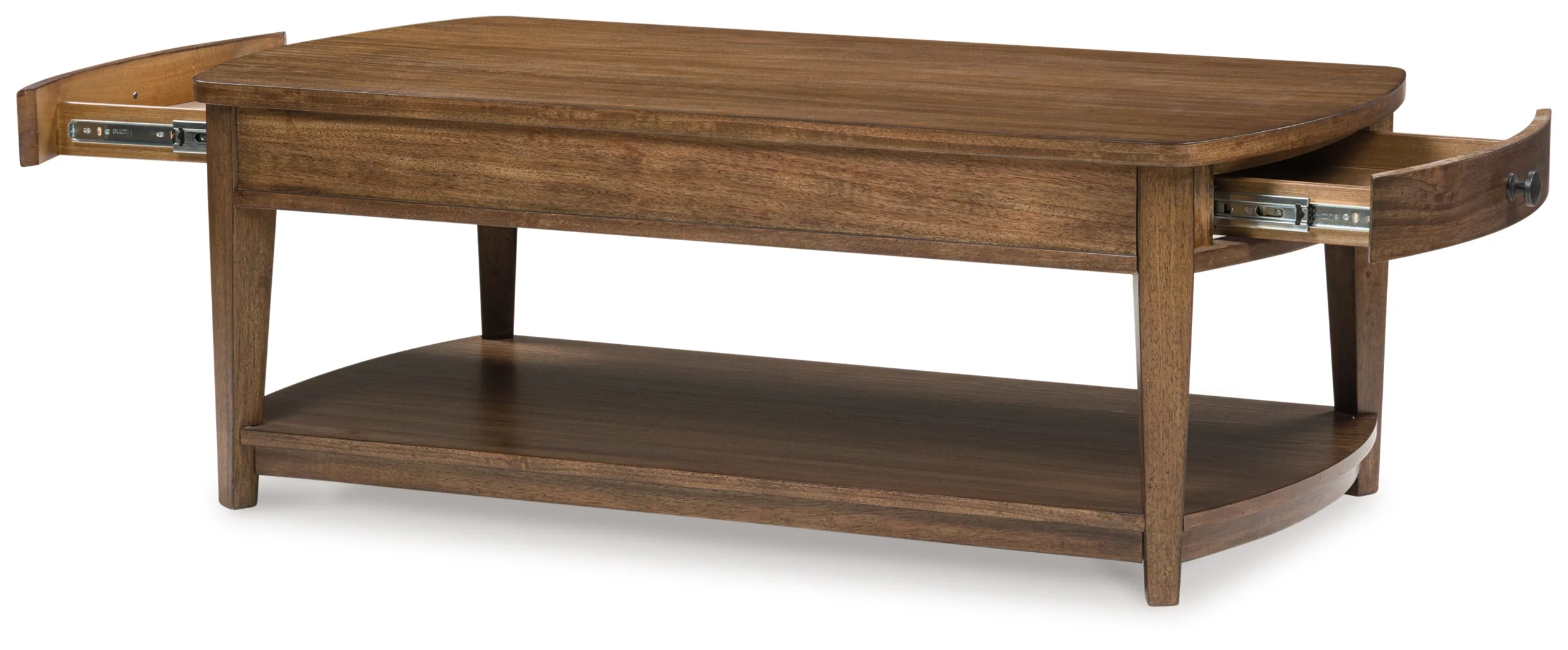 Burkbyer Brown Rectangular Cocktail Table - Image 5