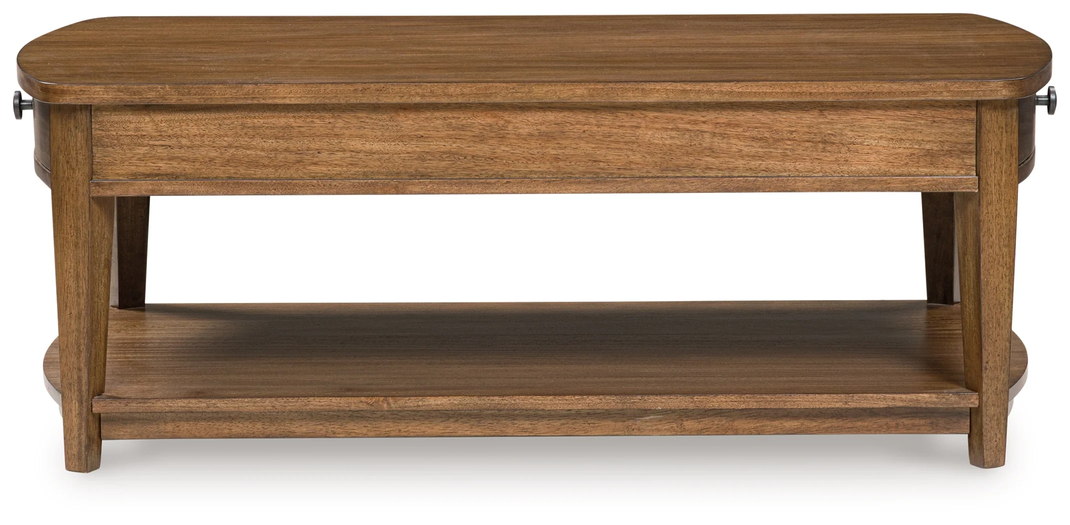 Burkbyer Brown Rectangular Cocktail Table - Image 6