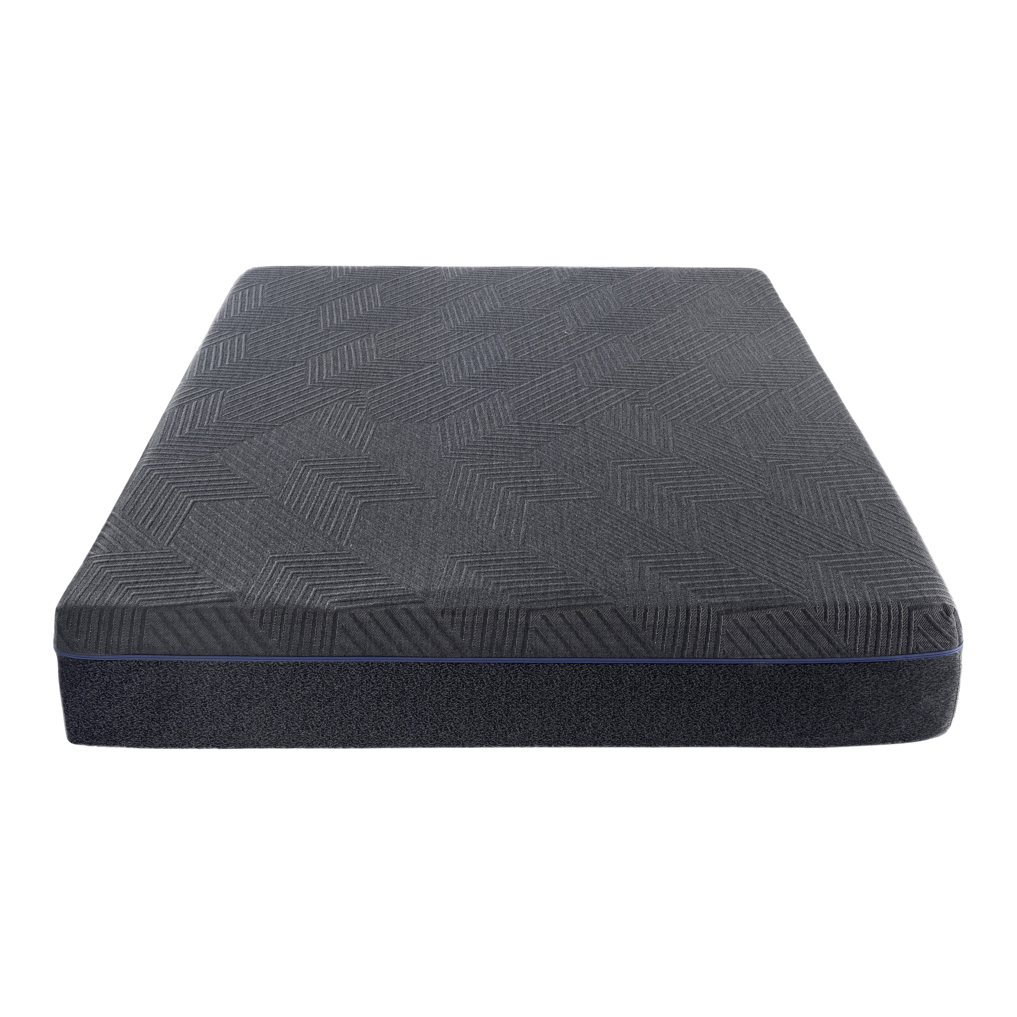 Burnham Gray 11" Queen Green Tea Gel-Infused Memory Foam Mattress - Image 2