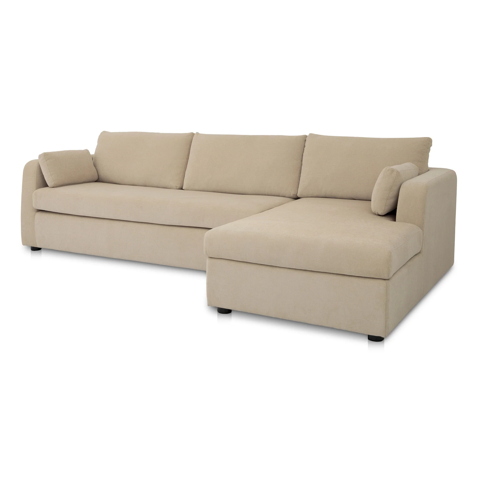 Burrow Sand Sleeper Sectional With Right Storage Chaise - Image 4