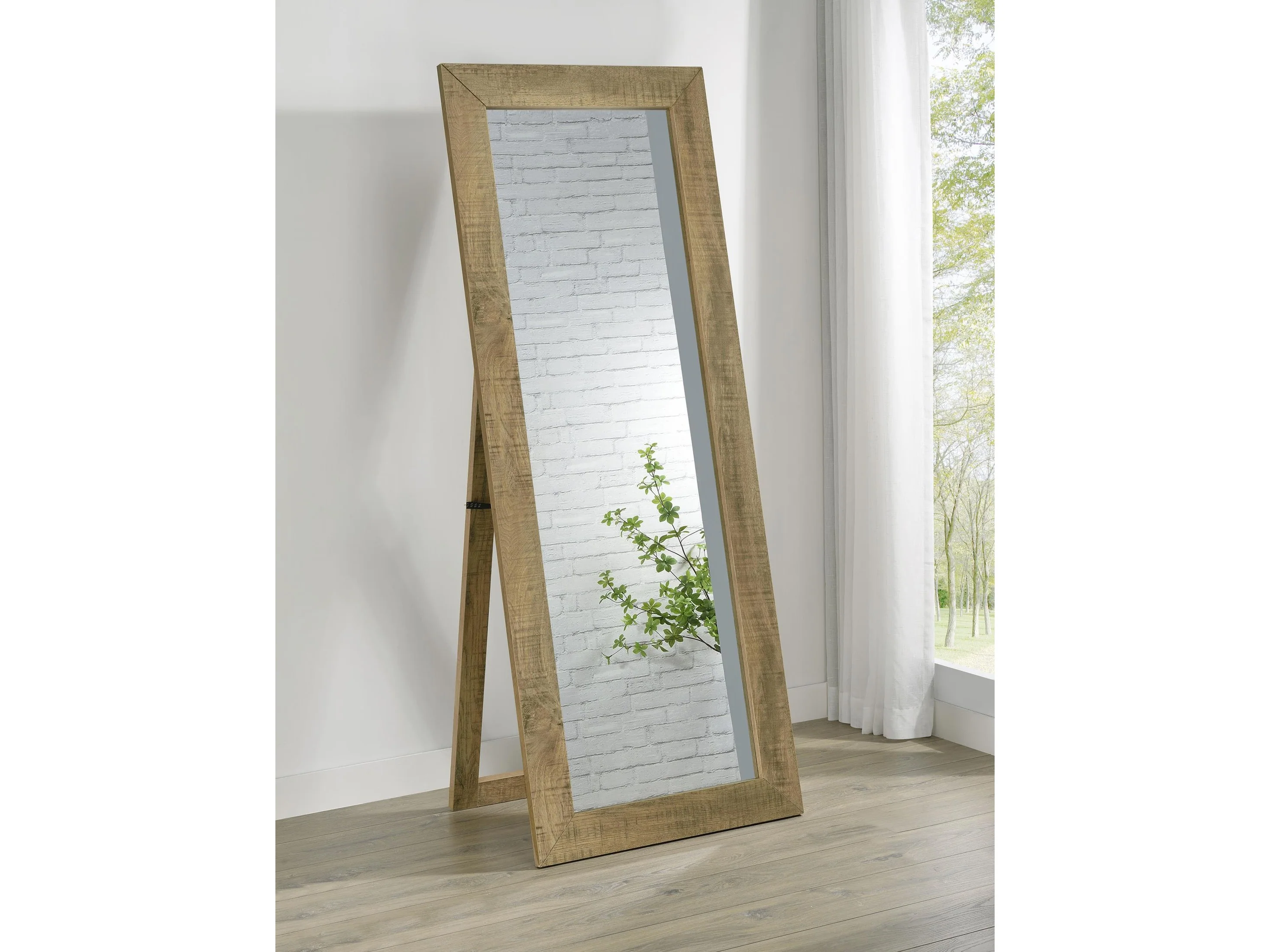 Cadence Mango Tempered Glass Full Length Standing Mirror