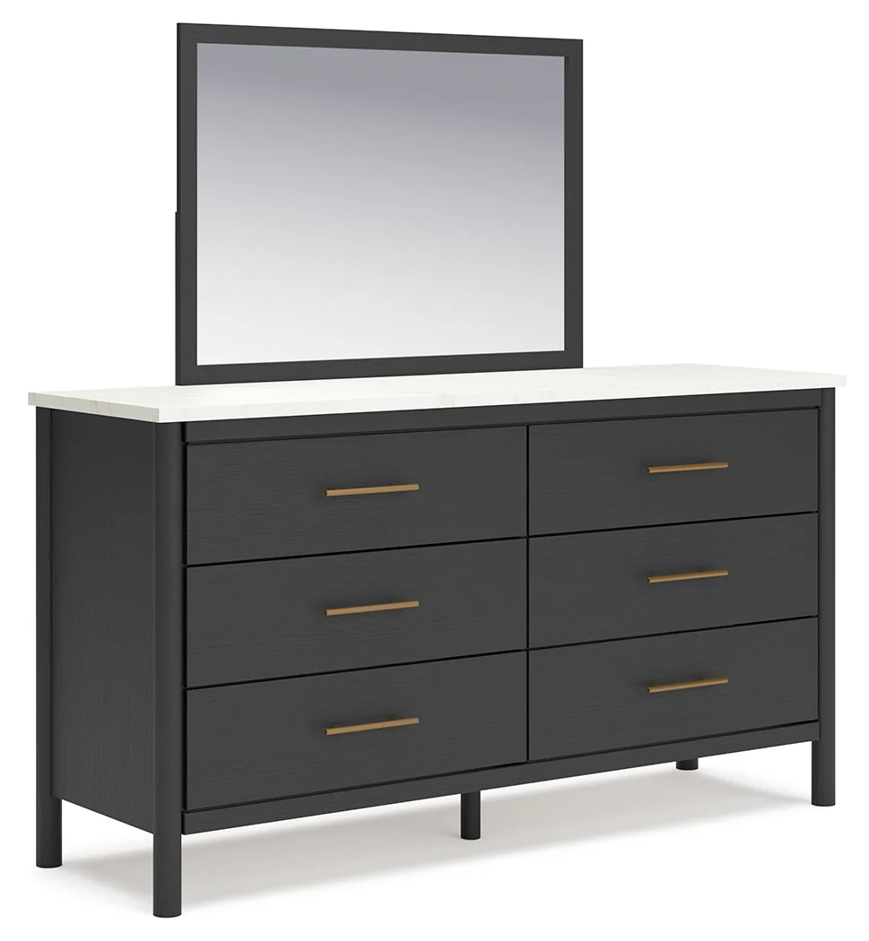 Cadmori Black/White Dresser and Mirror (Online Special Price) - Image 2