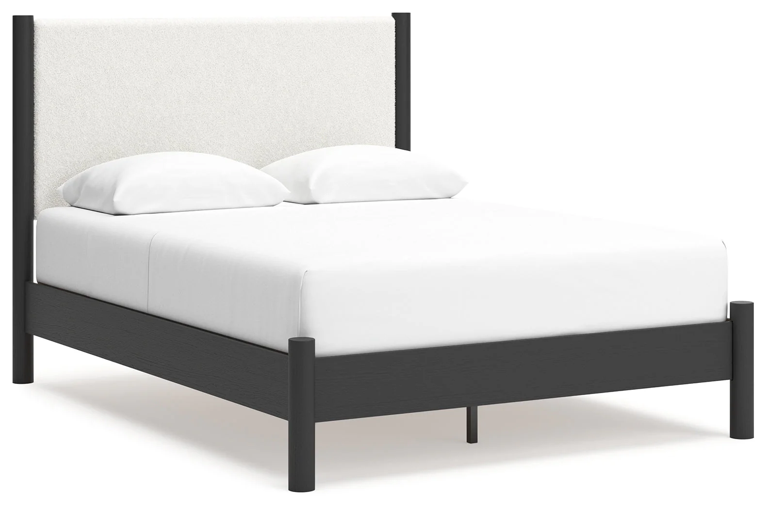 Cadmori Black/White Queen Panel Bedroom Set with Dresser, Mirror and Nightstand (Online Special Price) - Image 3