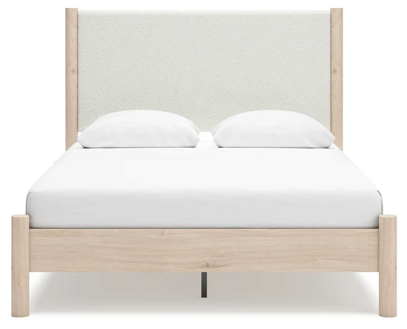 Cadmori Tan Queen Panel Bedroom Set with Dresser and 2 Nightstands - Image 2